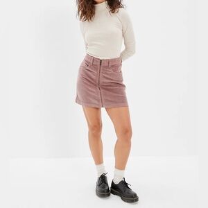 American Eagle women’s‎ corduroy mini skirt pink size 14